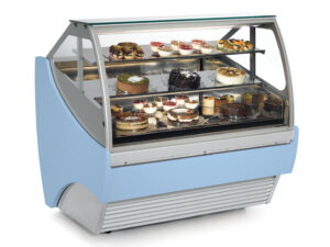 TL Series with Light Blue Laminate, Showing Cakes and Pastries
