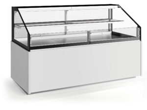 Daisy Display Case with angled side panels