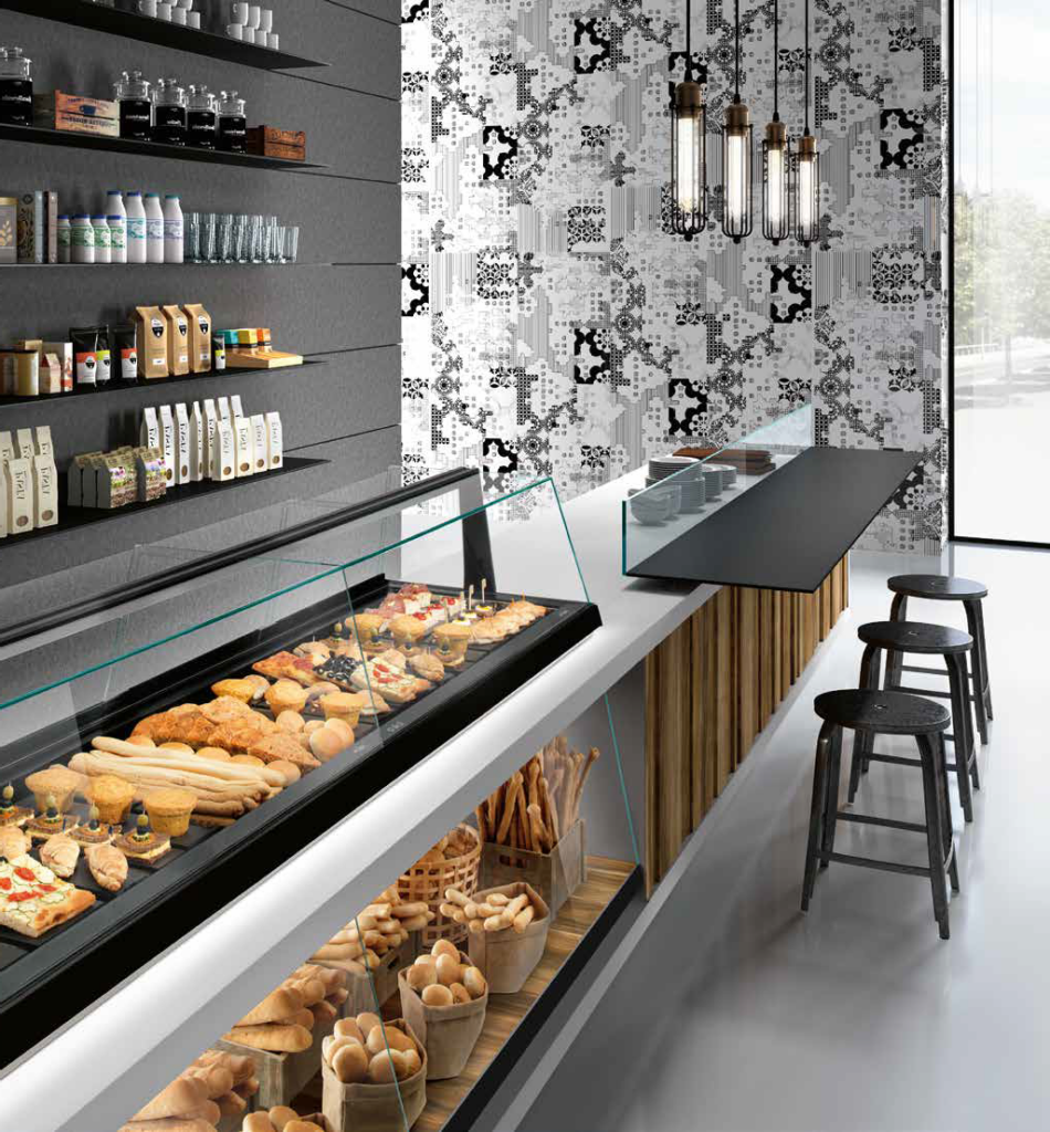 Mini Jobs on bakery counter showcasing breads